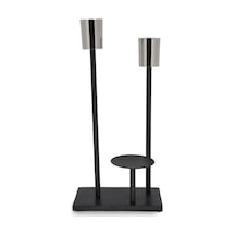 Vitale Metal Üçlü Mumluk 10 15 31 Cm Ak.ja0265