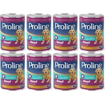 Pro Line Dana Etli Yetişkin Köpek Konservesi 8 x 395 G