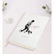 Kişiye Özel Atatürk Temalı Beyaz Defter-16 Beyaz
