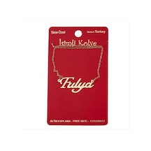 Fulya - 937 - İsimli - Muratech - Kolye -sarı altın