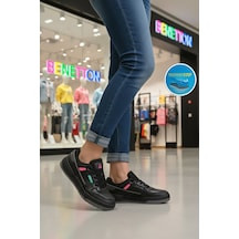 United Colors Of Benetton Siyah Bağcıklı Memory Foam Unisex Spor Ayakkabı Bnı-11130 G
