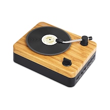 Ranyeek Ko-star Taşınabilir Bluetooth Hoparlör - Retro Plakçalar Tasarımı, Bt5.3, 8 Saat Çalma Süresi, Aux/tf Kart Desteği