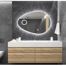 Brat 60x80 Yumurta Kesim Dokunmatik Led Ayna Şeffaf