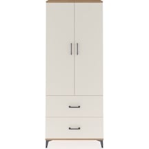 Arges Dolap 3 Raflı 2 Çekmeceli 2 Kapaklı 88x30x221 Çam-aytaşı Çam