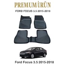 Ford Focus 3.5 2015-2018 Uyumlu 3d Oto Paspas Premium