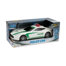 1:16 Işıklı Ve Sesli Polis Arabası Çok Renkli