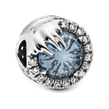 Nur Silver Mavi Taşlı Gümüş Charm Nur-bl01769