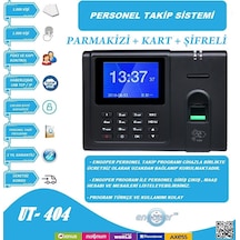 Parmak İzi Personel Takip Sistemi Maaş Hesaplama Program Dahil