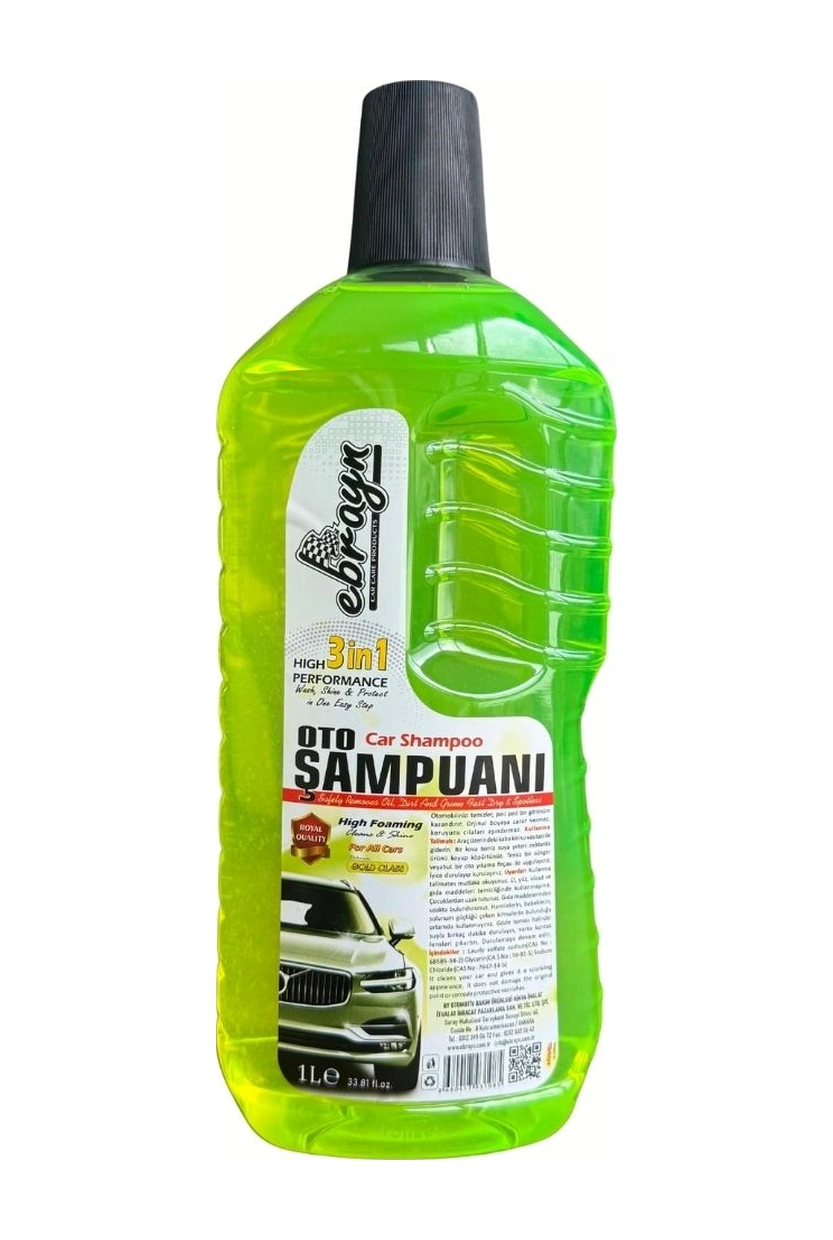Oto Şampuanı 1 Litre Araç Temizlik Ve Parlatma Sıvısı Ebr-018