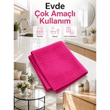 Mikrofiber Temizlik Bezi 40x40 Cm Pembe İz Bırakmayan Çok Amaçlı Temizlik Bezi Tkdytgsxsxhq52fmasj Diğer