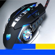 Prestigegoods T-wolf V6 Usb Kablolu 6 Düğmeli Aydınlatmalı Ergonomik Mouse V6