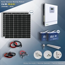 Matech 2 Kw Maxı Solar Paket Sistem 2000w/gün