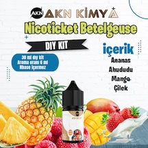 Nicoticket Betelgeuse Dıy Kit Çilek Ananas Mango Gıda Aroması %20 Oranda Aroma İçerir Hazır Değildir 30 Ml