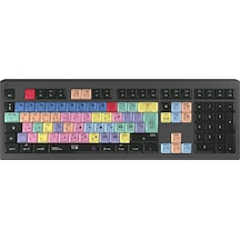 Logickeyboard LKB-PPROCC-A2M Adobe Premiere Pro CC Kablolu Mac Astra 2 Arka Aydınlatmalı Klavye