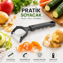 Tr Paslanmaz Bıçaklı Pratik Soyacak, Meyve & Sebze, Havuç, Patates, Kabak, Salatalık Soyucu, Asılabilir Soyma Apar Genel