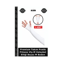 Premium Takım Pratik Fitness Vly-m Voleybol Elliği Beyaz M Beden