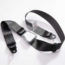 Novahub Havacılık Alüminyum 2 Noktalı Emniyet Kemeri - Otobüs, Okul Servisi & İş Makineleri İçin