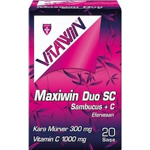Vitawin Maxiwin Duo Sc Sambucus+C Efervesan 20 Saşe
