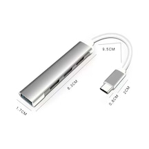 Gabble Gab-tcum20 Slim 4 Port Type-c Usb 2.0 Çoklayıcı