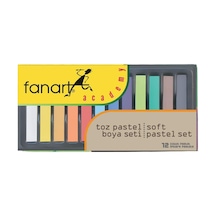 Academy Yumuşak Pastel Seti 12 Renk Genel