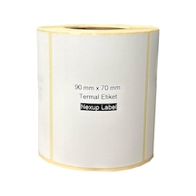 90x70 Mm Termal Etiket, Barkod/adres/kargo Termal Etiketleri, Ve Diğer Yazıcılarla Uyumlu
