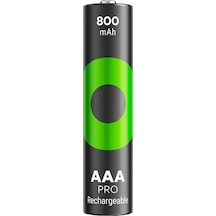 GP ReCyko Pro GP85AAAHCBLL - 2U4 800 mAh AAA Ni-MH Şarj Edilebilir İnce Kalem Pil 4'lü