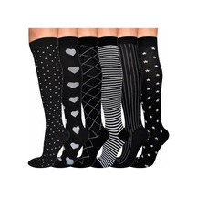 6 Pairs Knee High Sport Compression Socks Eu 38-41 For Men And Women, Nursing, Athletic, Travel, Flight Diğer 6 Pairs Knee High Sport Compression Socks Eu 38-41 For Men And Women, Nursing, Athletic, Travel, Flight Diğer