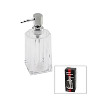 Ers 280ml - Uzun Şeffaf - Mika Kristal Sıvı Sabunluk Çok Renkli