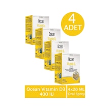 Orzax Ocean Vitamin D3 400 IU Oral Sprey 4 x 20 ML