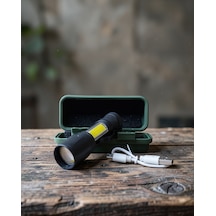 Mini El Feneri Cob Led Usb Şarjlı Uczzzhs215lambaaaaa2 Çok Renkli