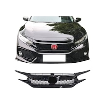 Honda Civic Fk7 İçin Uygundur Ön Panjur Ve Far Kaşları Typer Mode