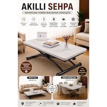Juppo Üst Tabla Mdf Lizbon Oval Köşe Alt Siyah Dışa Kıvrım