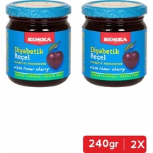 Diyabetik Vişne Reçeli 2 X 240 Gr