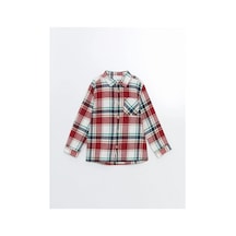 LC Waikiki Lcw Kids Ekoseli Uzun Kollu Ekose Desenli Erkek Çocuk Gömlek Red Checked