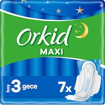 Orkid Maxi Gece Hijyenik Ped 7'li