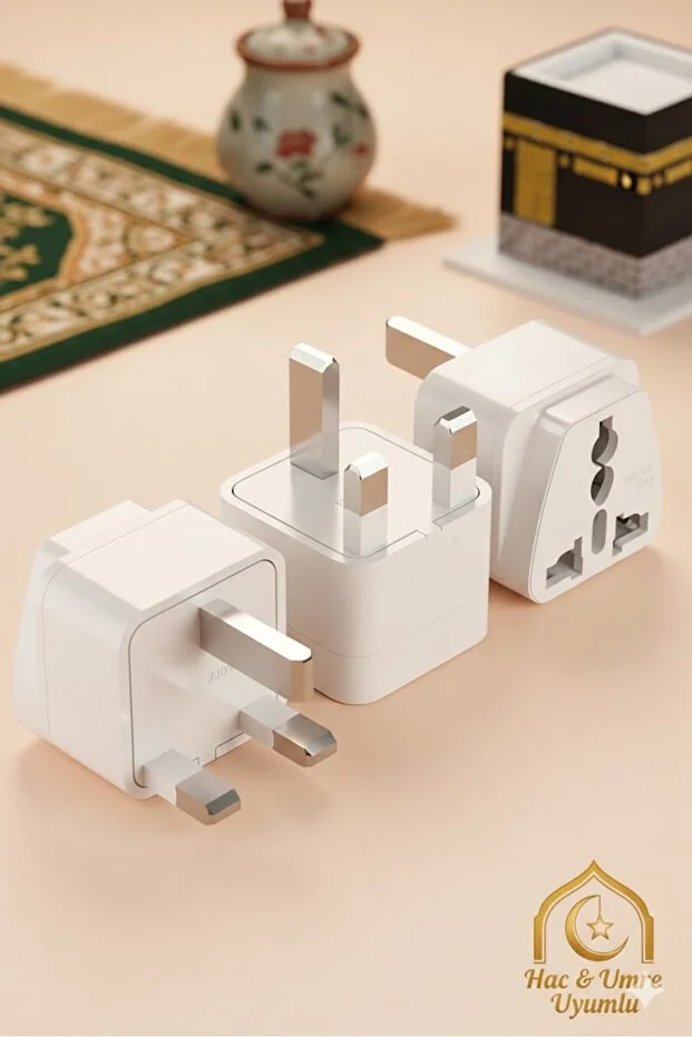 3 Pinli Hac Ümre Ingiltere Hong Kong Kıbrıs Seyahat Fişi Adaptörü Tip G Plug Adapter Üniversal
