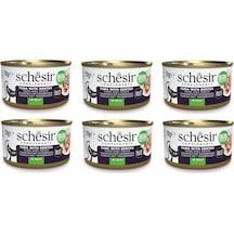Schesir Ton Ve Sinarit Jöleli Tamamlayıcı Kedi Konservesi 70 Gr. X 6 Adet