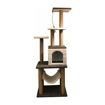 Pethomealpi Hamaklı Kedi Tırmalama Evi 140 CM