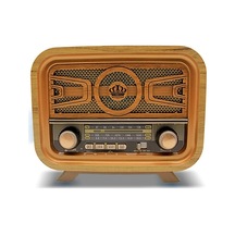 Crownwell Retro Bluetooth Radyo Ve Hoparlör Md-1301bt