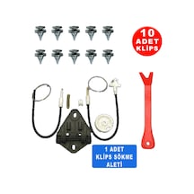 Renault Megane 1 1996-2003 7700834342 Sağ Arka Cam Kriko Tamir Seti