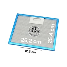 Silverline 2241 B6 Siyah Davlumbaz Alüminyum Filtre - 1 Adet - 26,2x25,3 Cm