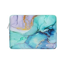 GubisiStore Mavi Yeşil Mermer-13-13.3 İnç-su Geçirmez Laptop Çantası Kapak 11 12 13.3 14 15 15.6 İnç Dizüstü Bilgisayar Ça