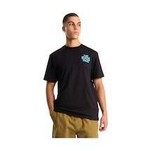 The North Face Drip Logo Relaxed Graphic Erkek Siyah Outdoor T-shirt Nf0a8gabjk31