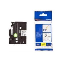 Brother Tze-Fx231 12 Mm Beyazı Üzeri Siyah Esnek Laminasyonlu Eti