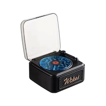 Vtn-21 Nostalji Mini Plak Görünümlü Radyolu Bluetooth Hoparlör