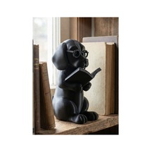 Kitap Okuyan Köpek Figür 15cm