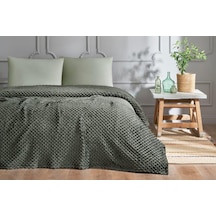 Özdilek Tomurcuk Haki Çift Kişilik Battaniye Haki