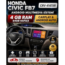 Honda Civic Fb7 Android Multimedya Sistemi 2012-2016 Crv-4147xr