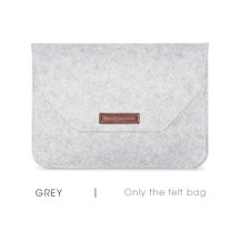 GubisiStore Gri-yeni Pro16 İnç A2141-Laptop Çantası Kol 12 13.3 14 15 16 Inç Yün Keçe Dizüstü Tablet Kılıfı Macbook Uyumlu Air 13