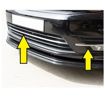 Vw Caddy Krom Ön Tampon Çıtası 2015-2020 Arası 3 Prç